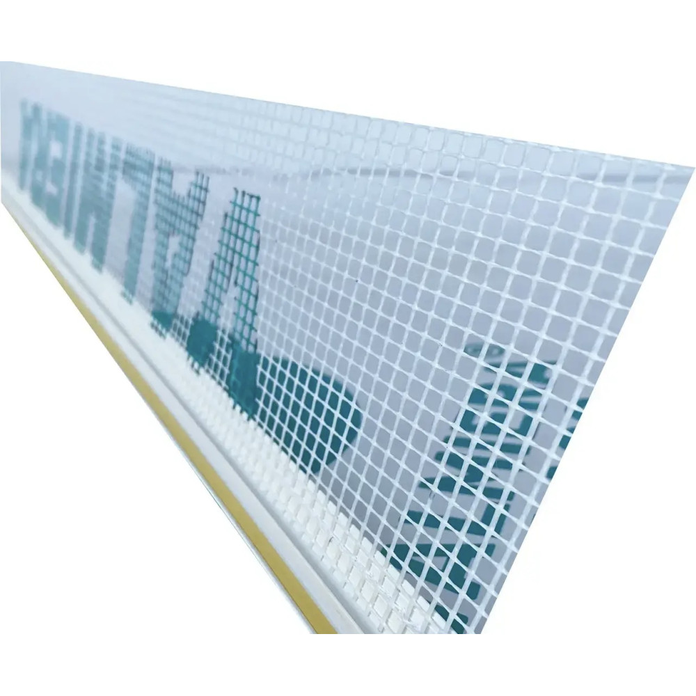 Профіль PVC віконний примикаючий з сіткою VALMIERA, паяний, 2,4 м Профіль PVC віконний примикаючий з сіткою VALMIERA, паяний, 2,4 м