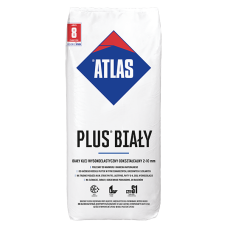 Клей для плитки еластичний АТЛАС PLUS білий 25кг