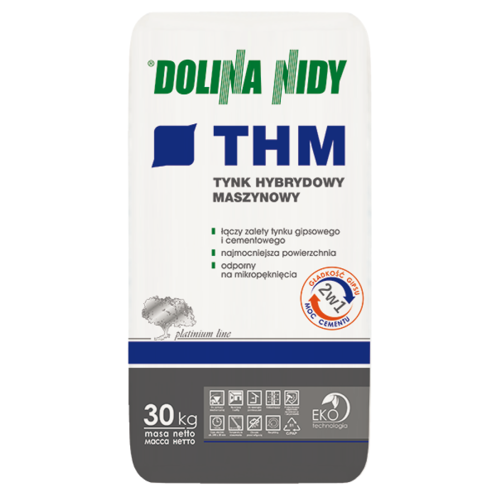 Штукатурка гібридна машинна DOLINA NIDY ТНМ 30кг Штукатурка гібридна машинна DOLINA NIDY ТНМ 30кг