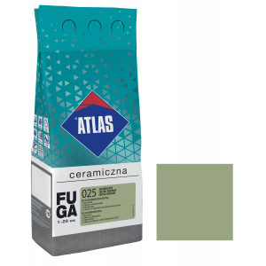 Фуга  ATLAS CERAMICZNA (1-20мм) 025 світло-зелений 2кг Фуга  ATLAS CERAMICZNA (1-20мм) 025 світло-зелений 2кг