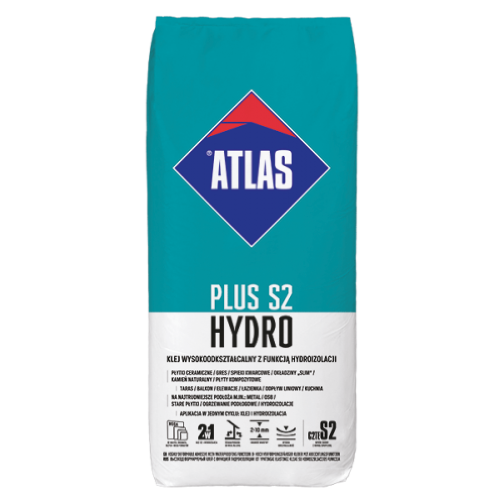 Клей для плитки АТLAS PLUS S2 HYDRO 15кг Клей для плитки АТLAS PLUS S2 HYDRO 15кг