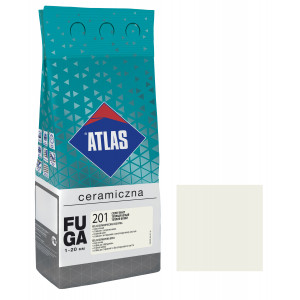 Фуга  ATLAS CERAMICZNA (1-20мм) 201 теплий білий 2кг Фуга  ATLAS CERAMICZNA (1-20мм) 201 теплий білий 2кг