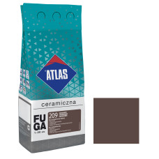 Фуга  ATLAS CERAMICZNA (1-20мм) 209 каштановий 2кг