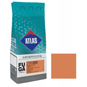 Фуга  ATLAS CERAMICZNA (1-20мм) 219 апельсиновий 2кг Фуга  ATLAS CERAMICZNA (1-20мм) 219 апельсиновий 2кг