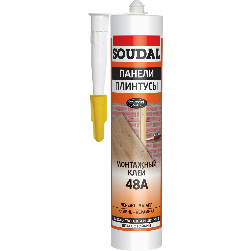 Клей монтажний 48А SOUDAL 280мл Клей монтажний 48А SOUDAL 280мл