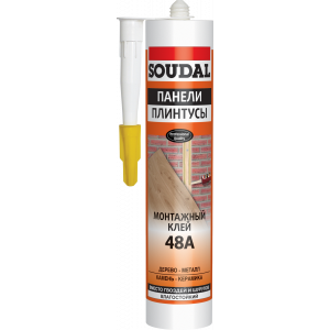 Клей монтажний 48А SOUDAL 280мл Клей монтажний 48А SOUDAL 280мл