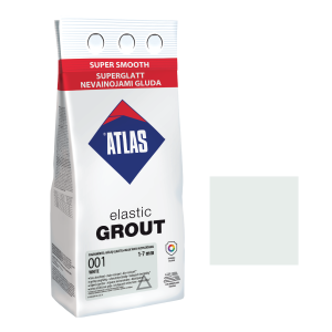 Фуга для плитки ATLAS ELASTIC GROUT (1-7 мм) 001 білий 2 кг Фуга для плитки ATLAS ELASTIC GROUT (1-7 мм) 001 білий 2 кг