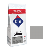 Фуга для плитки ATLAS ELASTIC GROUT (1-7 мм) 035 сірий 2 кг