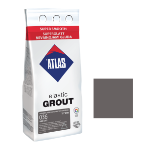 Фуга для плитки ATLAS ELASTIC GROUT (1-7 мм) 036 темно-сірий 2 кг Фуга для плитки ATLAS ELASTIC GROUT (1-7 мм) 036 темно-сірий 2 кг