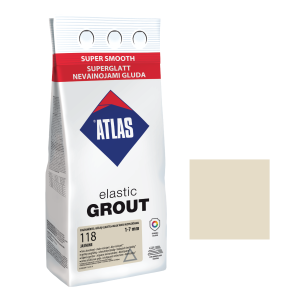 Фуга для плитки ATLAS ELASTIC GROUT (1-7 мм) 118 жасминовий 2 кг Фуга для плитки ATLAS ELASTIC GROUT (1-7 мм) 118 жасминовий 2 кг
