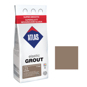 Фуга для плитки ATLAS ELASTIC GROUT (1-7 мм) 123 світло-коричневий 2 кг Фуга для плитки ATLAS ELASTIC GROUT (1-7 мм) 123 світло-коричневий 2 кг