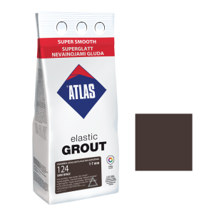 Фуга для плитки ATLAS ELASTIC GROUT (1-7 мм) 124 темний венге 2 кг Фуга для плитки ATLAS ELASTIC GROUT (1-7 мм) 124 темний венге 2 кг