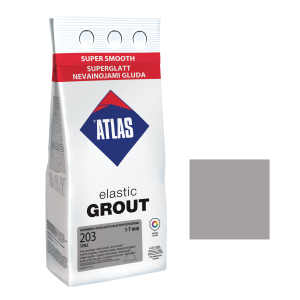 Фуга для плитки ATLAS ELASTIC GROUT (1-7 мм) 203 стальний 2 кг Фуга для плитки ATLAS ELASTIC GROUT (1-7 мм) 203 стальний 2 кг