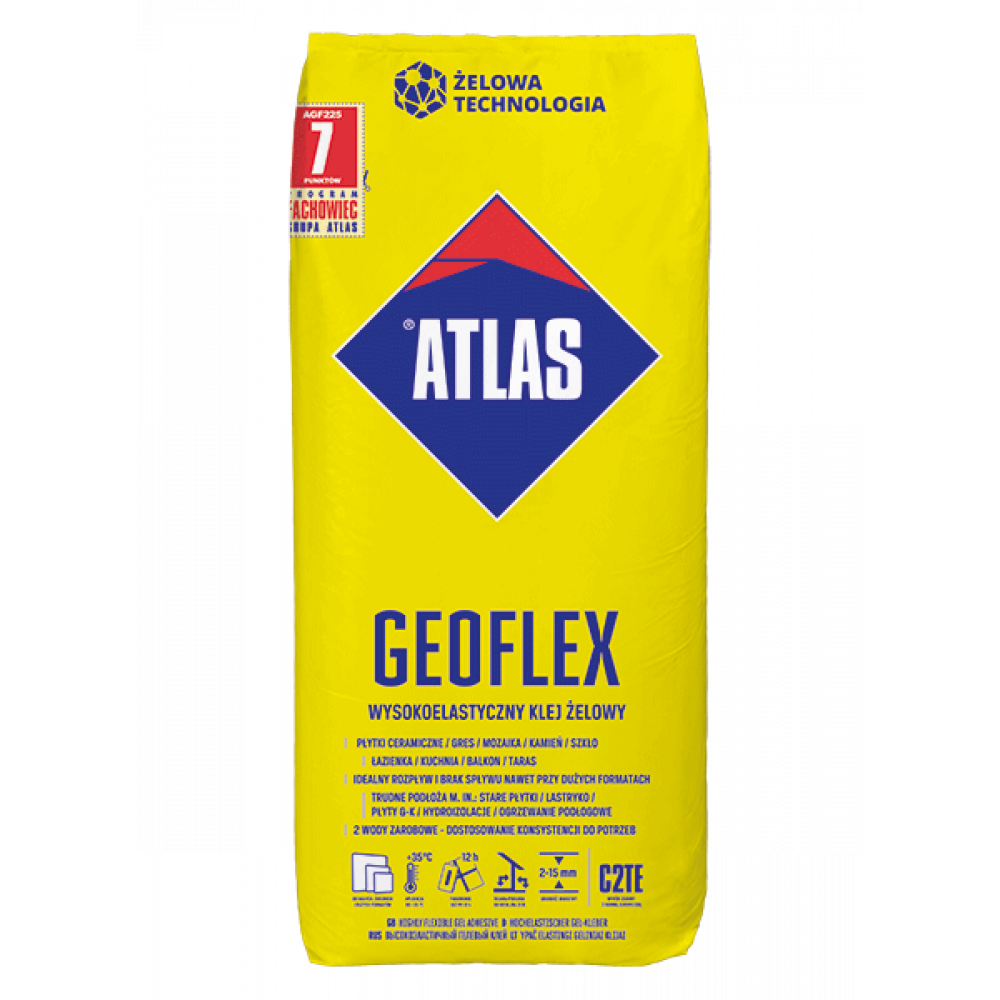 Клей для плитки ATLAS GEOFLEX  25кг Клей для плитки ATLAS GEOFLEX  25кг