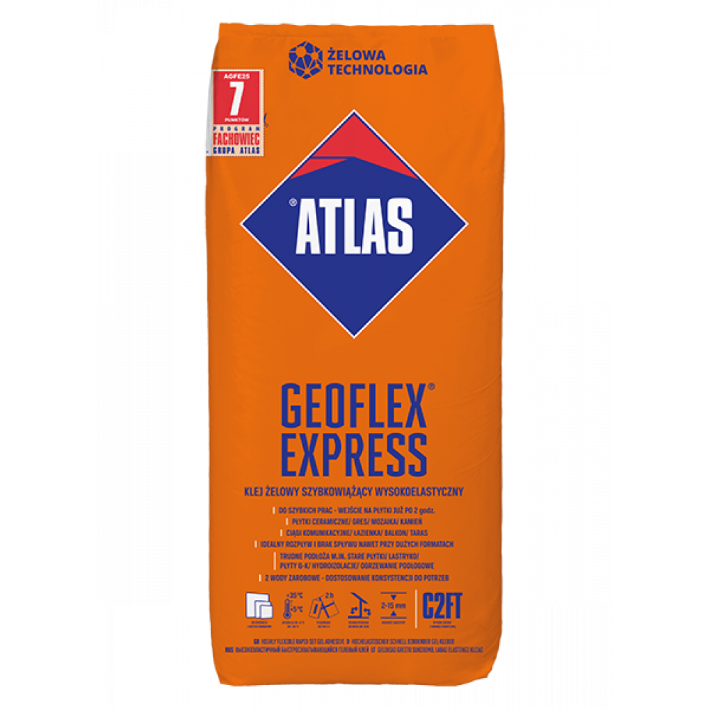 Клей для плитки ATLAS GEOFLEX EXPRESS  25 кг Клей для плитки ATLAS GEOFLEX EXPRESS  25 кг