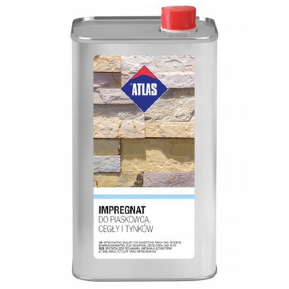 Імпрегнат для пісковика,цегли та штукатурки ATLAS SIL 5л. Імпрегнат для пісковика,цегли та штукатурки ATLAS SIL 5л.