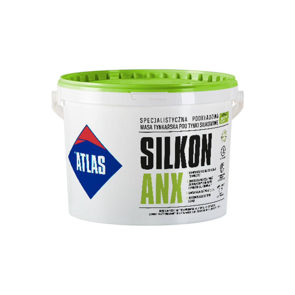 Грунт силіконово-силікатний  АТLAS SILKON ANX  15кг Грунт силіконово-силікатний  АТLAS SILKON ANX  15кг