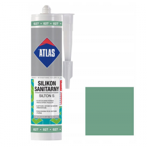 Герметик силіконовий санітарний ATLAS SILTON S 0027 зелений 280ml