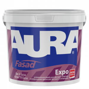 Фарба дисперсійна AURA Fasad Expo 5л Фарба дисперсійна AURA Fasad Expo 5л