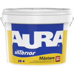 Фарба водно-дисперсійна для стін та стель AURA Mastare 10л Фарба водно-дисперсійна для стін та стель AURA Mastare 10л