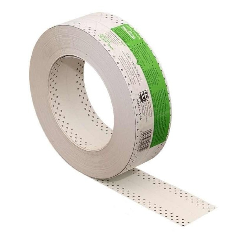 Стрічка американка композитна для гіпсокартону Strait Flex MEDIUM, зелена, 30 м Стрічка американка композитна для гіпсокартону Strait Flex MEDIUM, зелена, 30 м