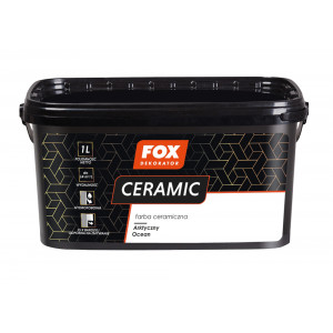 Фарба керамічна 011 Arktyczny ocean (біла) FOX DEKORATOR 1l Фарба керамічна 011 Arktyczny ocean (біла) FOX DEKORATOR 1l