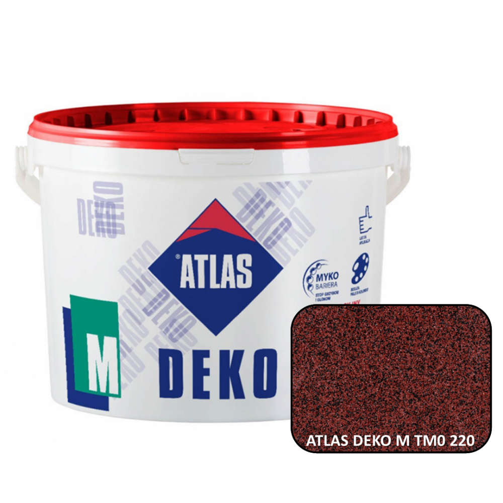 Декоративна мозаїчна штукатурка ATLAS DEKO М0  220 25кг. Декоративна мозаїчна штукатурка ATLAS DEKO М0  220 25кг.
