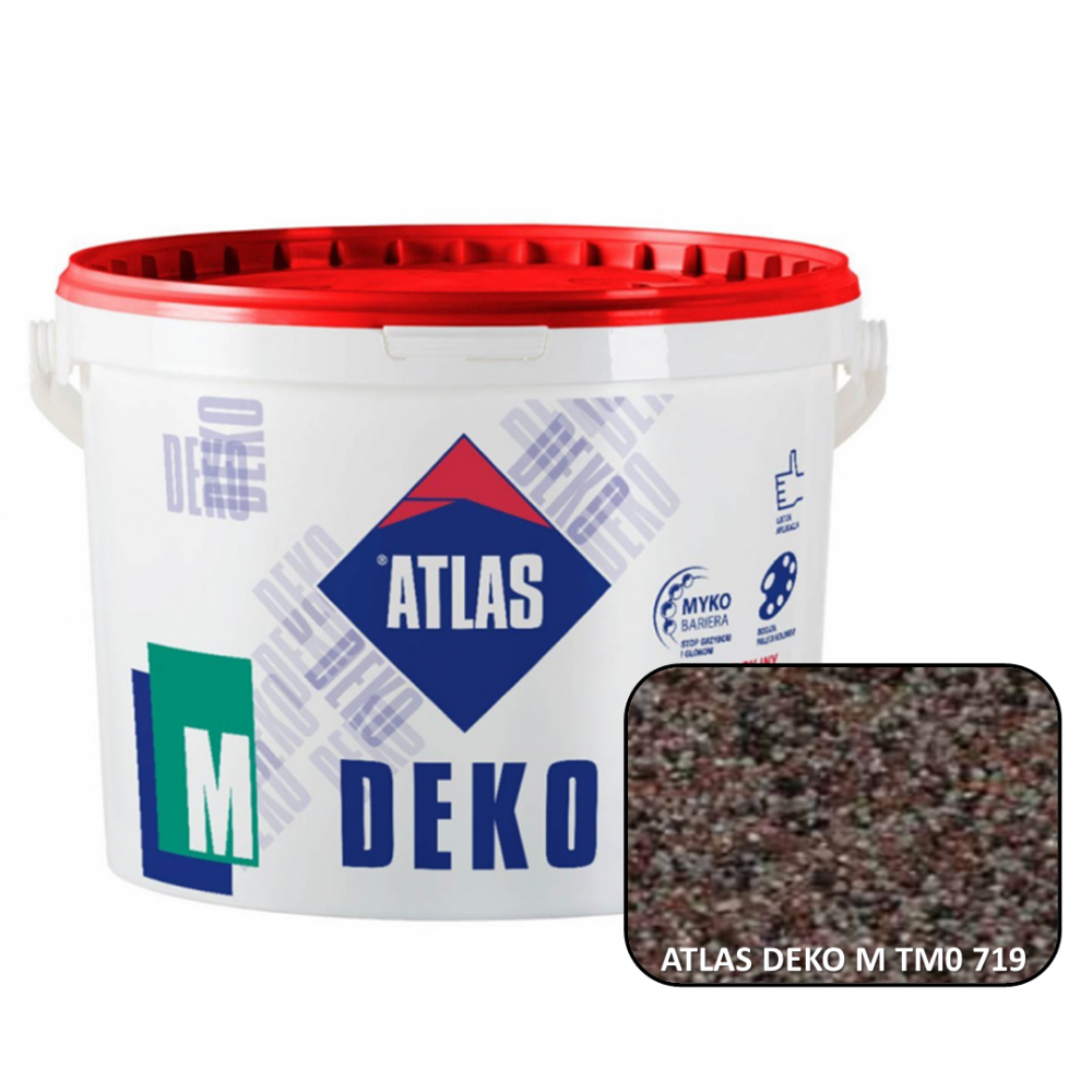 Декоративная мозаичная штукатурка ATLAS DEKO М0 719 25кг. Декоративная мозаичная штукатурка ATLAS DEKO М0 719 25кг.