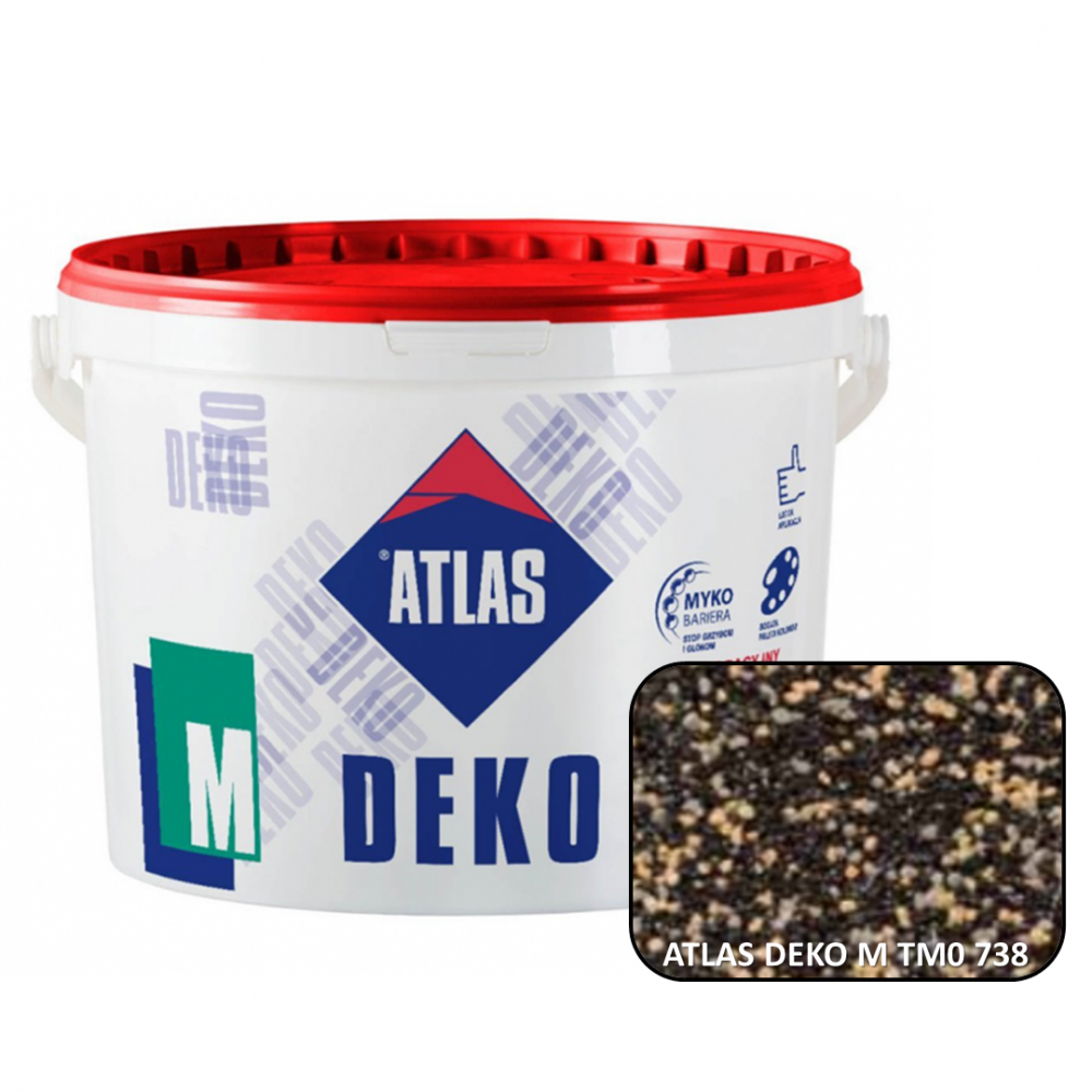 Декоративна мозаїчна штукатурка ATLAS DEKO М0  738 25кг. Декоративна мозаїчна штукатурка ATLAS DEKO М0  738 25кг.