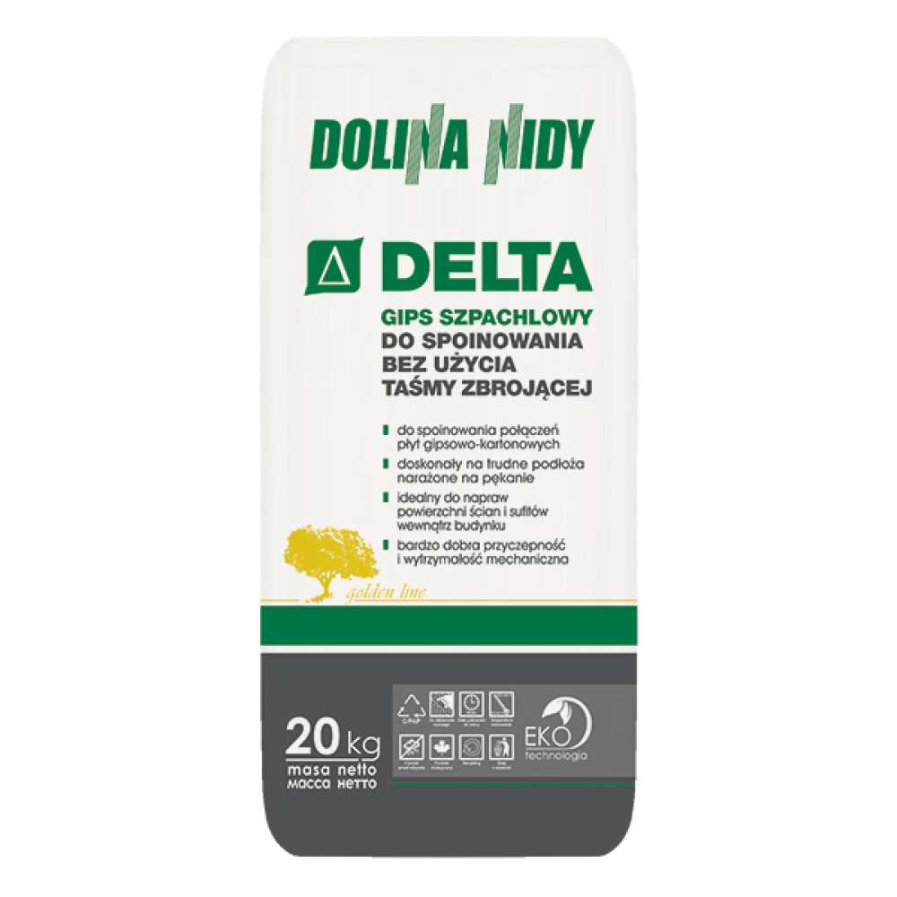 Шпаклівка гіпсова для швів  ATLAS DOLINA NIDY DELTA 5 кг  Шпаклівка гіпсова для швів  ATLAS DOLINA NIDY DELTA 5 кг