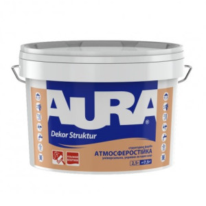 Фарба структурна  AURA Dekor Struktur2,5л Фарба структурна  AURA Dekor Struktur2,5л