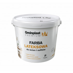 Краска внутренняя латексная премиум база А GREINPLAST 4,5л