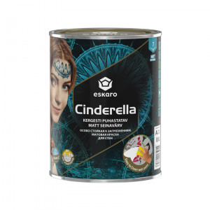 Фарба матова до стелі та стін Cinderella ESKARO 0,9л Фарба матова до стелі та стін Cinderella ESKARO 0,9л