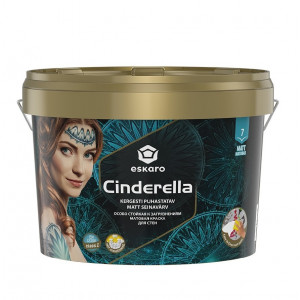 Фарба матова до стелі та стін Cinderella ESKARO 2,7л Фарба матова до стелі та стін Cinderella ESKARO 2,7л