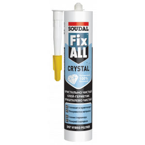 Клей-герметик FIX ALL кристалічний SOUDAL 290мл Клей-герметик FIX ALL кристалічний SOUDAL 290мл