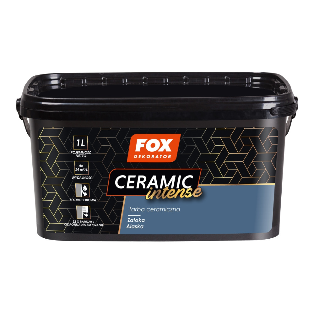 Фарба керамічна 011 Intense Zatoka Alaska FOX DEKORATOR 1l Фарба керамічна 011 Intense Zatoka Alaska FOX DEKORATOR 1l