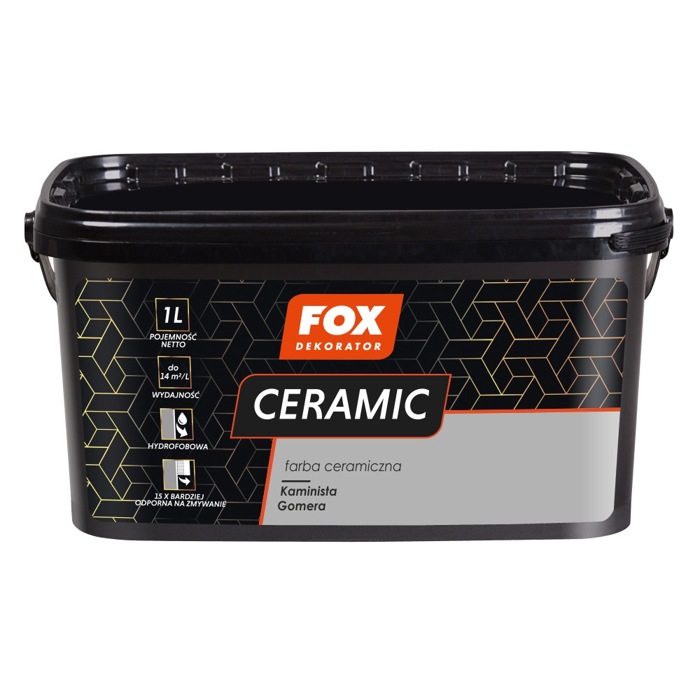 Фарба керамічна 010 Kamienna Gomera FOX DEKORATOR 1l Фарба керамічна 010 Kamienna Gomera FOX DEKORATOR 1l