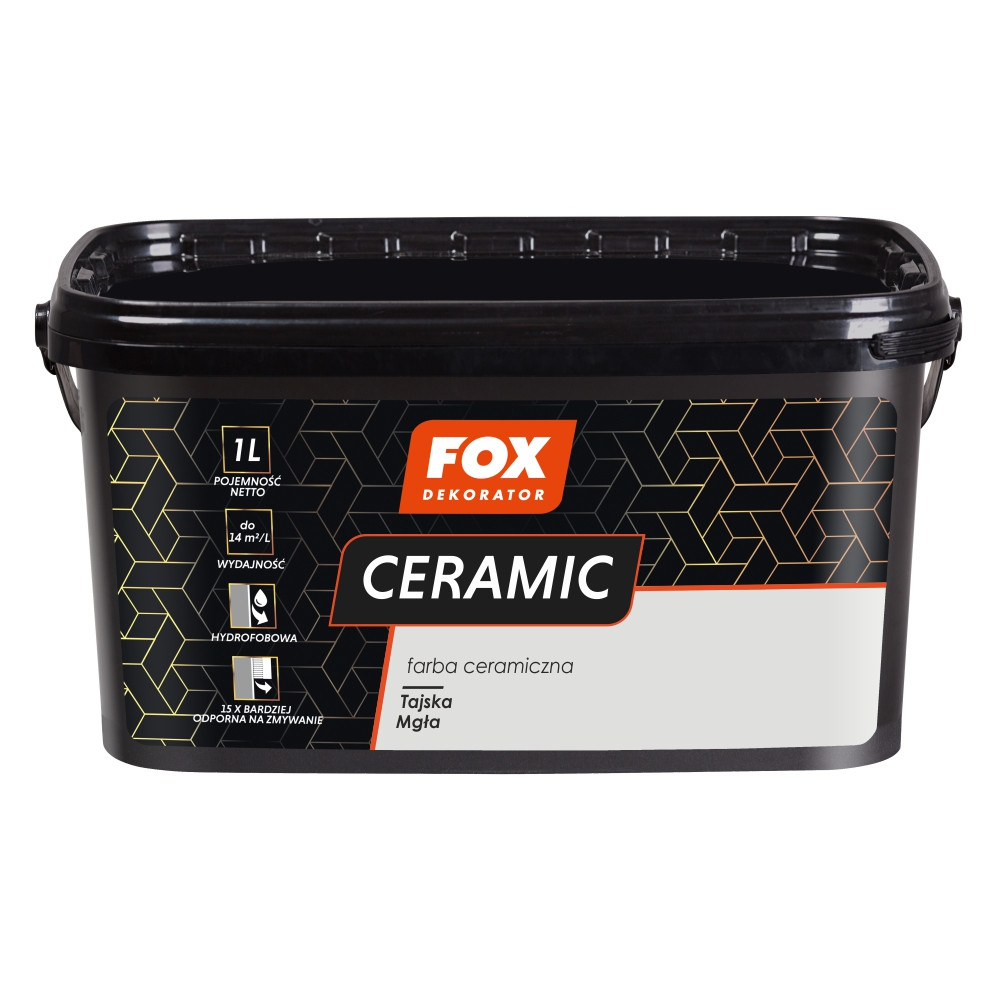 Фарба керамічна 008 Tajska Mgla FOX DEKORATOR 1l Фарба керамічна 008 Tajska Mgla FOX DEKORATOR 1l