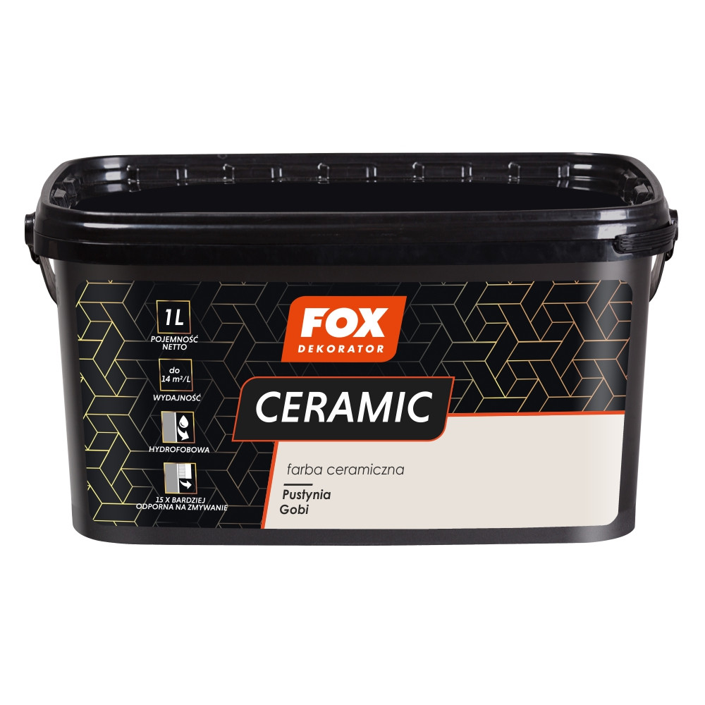 Фарба керамічна 002 Pustynia Gobi FOX DEKORATOR 3l Фарба керамічна 002 Pustynia Gobi FOX DEKORATOR 3l