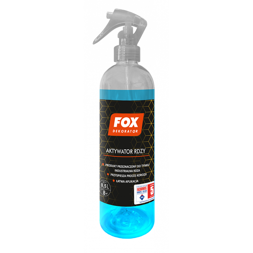 Препарат FOX DEKORATOR AKTYWATOR RDZY 0.5L Препарат FOX DEKORATOR AKTYWATOR RDZY 0.5L