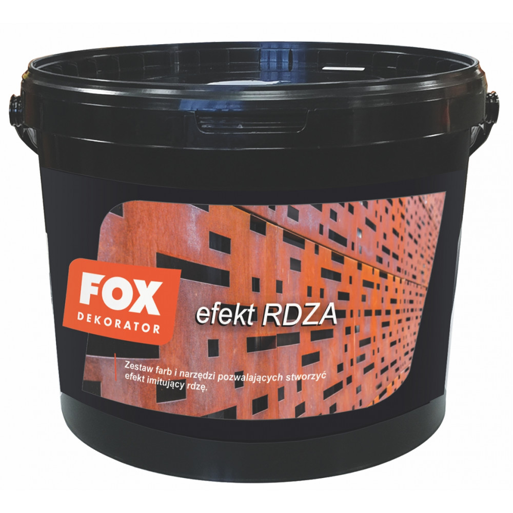 Декоративна штукатурка FOX DEKORATOR EFEKT RDZY UA zestaw na 10m2 Декоративна штукатурка FOX DEKORATOR EFEKT RDZY UA zestaw na 10m2