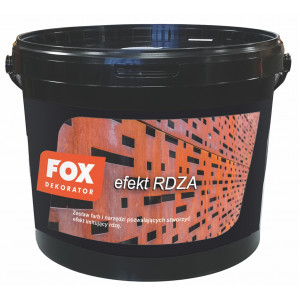 Декоративна штукатурка FOX DEKORATOR EFEKT RDZY UA zestaw na 10m2 Декоративна штукатурка FOX DEKORATOR EFEKT RDZY UA zestaw na 10m2