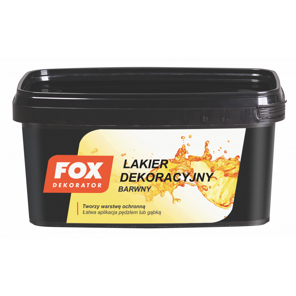 Лак FOX DEKORATOR LAKIER DEKORACYJNY  Satyna kakao 1 L Лак FOX DEKORATOR LAKIER DEKORACYJNY  Satyna kakao 1 L