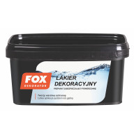 Лак FOX DEKORATOR LAKIER DEKORACYJNY UA mat. 1L