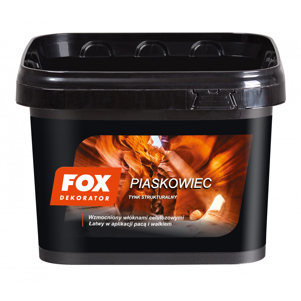 Декоративна штукатурка FOX DEKORATOR PIASKOWIEC UA 16kg Декоративна штукатурка FOX DEKORATOR PIASKOWIEC UA 16kg