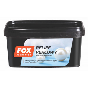 Декоративна штукатурка FOX DEKORATOR RELIEF PERLOWY SILVER  0002 1L Декоративна штукатурка FOX DEKORATOR RELIEF PERLOWY SILVER  0002 1L
