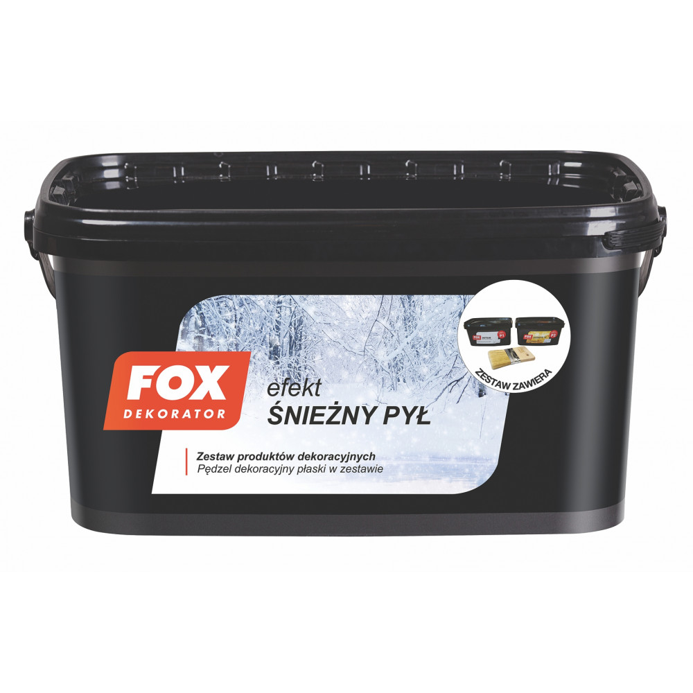 Декоративна штукатурка FOX DEKORATOR  Efekt sniezny pyl (zestaw na 5m2) Декоративна штукатурка FOX DEKORATOR  Efekt sniezny pyl (zestaw na 5m2)