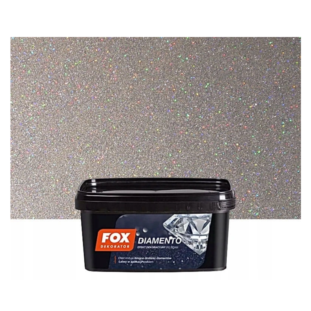 Декоративна структурна фарба FOX DEKORATOR DIAMENTO  0009 multikolor 1L Декоративна структурна фарба FOX DEKORATOR DIAMENTO  0009 multikolor 1L