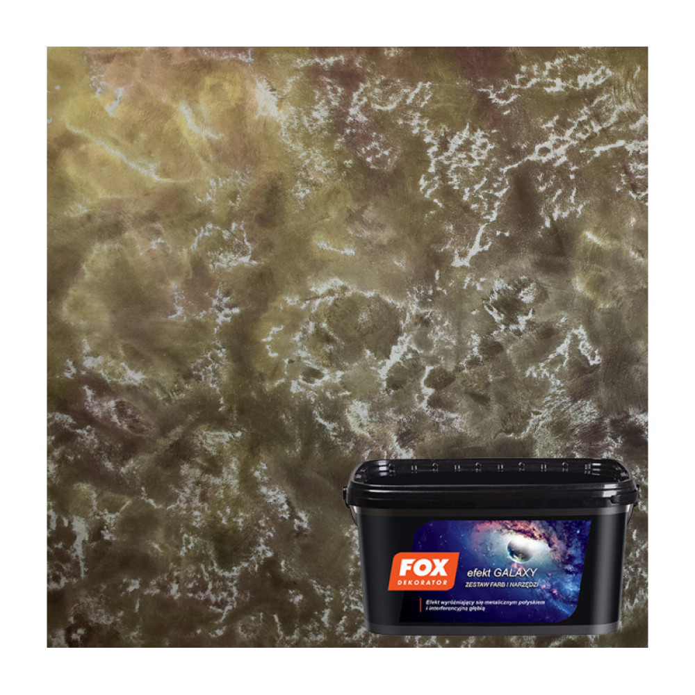 Декоративна штукатурка FOX DEKORATOR Efekt GALAXY BROWN 5m2 Декоративна штукатурка FOX DEKORATOR Efekt GALAXY BROWN 5m2