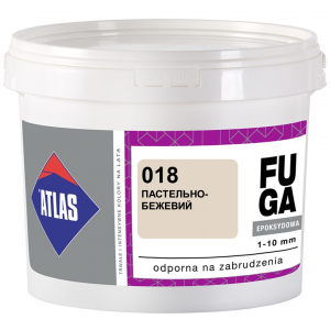 Фуга  ATLAS EPOKSYDOWA  (1-10мм) 018 бежево-пастельний 5 кг Фуга  ATLAS EPOKSYDOWA  (1-10мм) 018 бежево-пастельний 5 кг